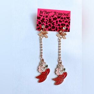 Betsey Johnson Mermaid Earrings